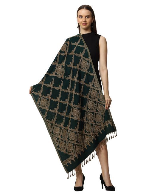 Women's Jamawar Wool Stole